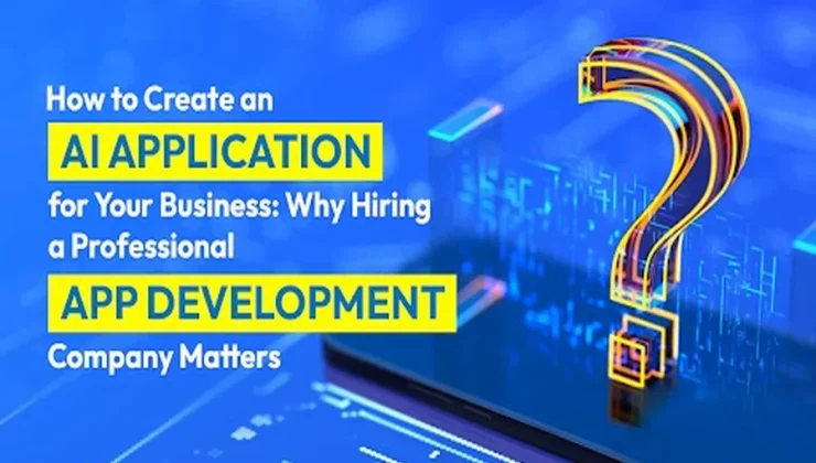 create an AI app for business with professional developers